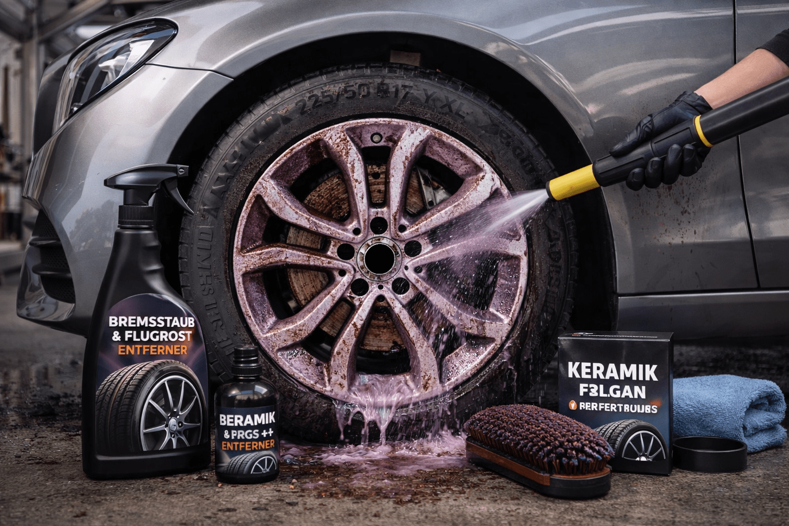 bremsstaub flugrostentfernung felgenreinigung edited